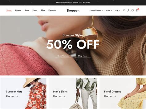 shopper theme menut|Shopper – Multipurpose E.